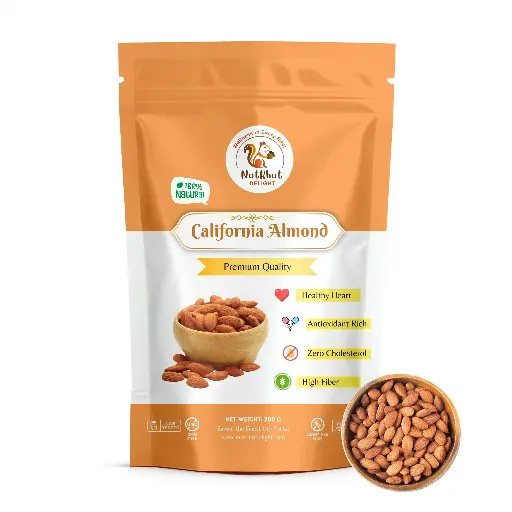 California Almonds Whole, 500G